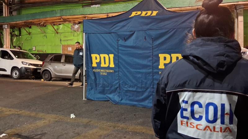 ECOH - Hombre muere baleado en Estación Central