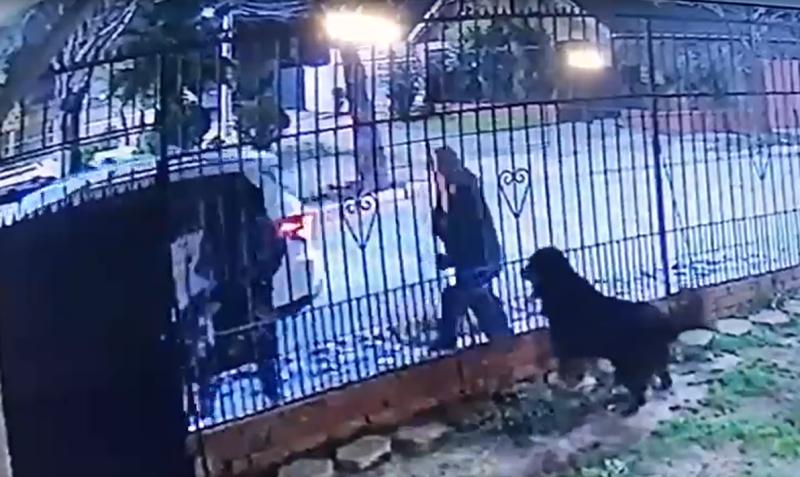 Cámaras de seguridad - Encerrona en San Joaquín