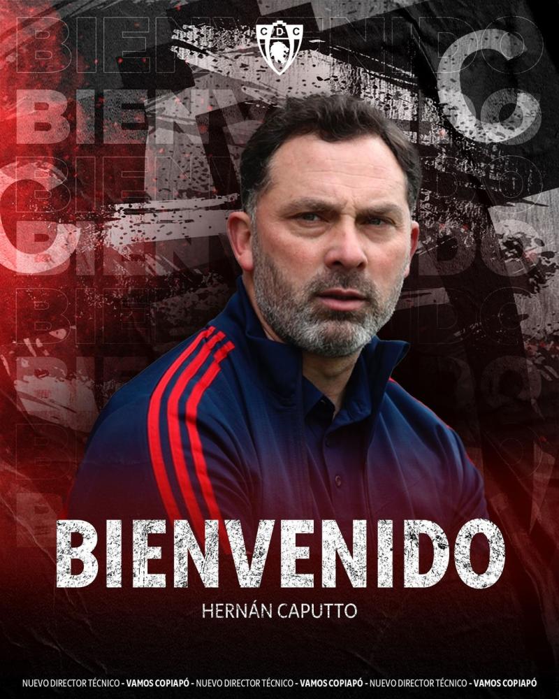 Hernán Caputto fue presentado como DT de Deportes Copiapó - Créditos: Prensa Club
