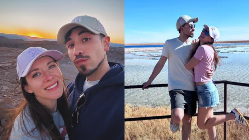 El viaje de Carla Jara y Diego Urrutia - Instagram