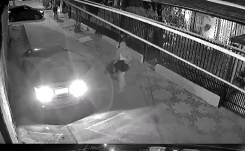 Mujer tuvo que esconderse con sus perros: Violento turbazo a vivienda en Conchalí