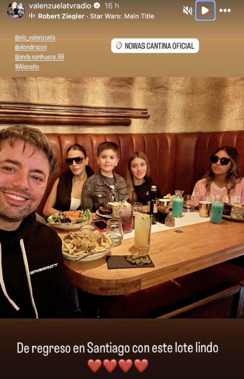 Instagram - Daniel Valenzuela con sus hijas y su nueva pareja