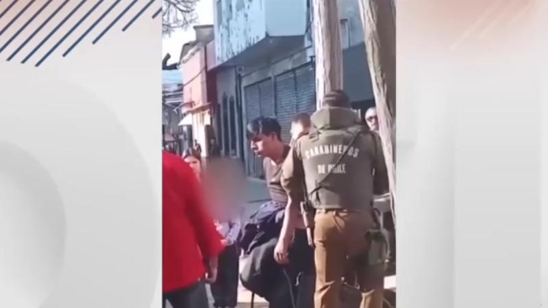 Vecinos amarran a delincuente que participó en violento asalto - T13