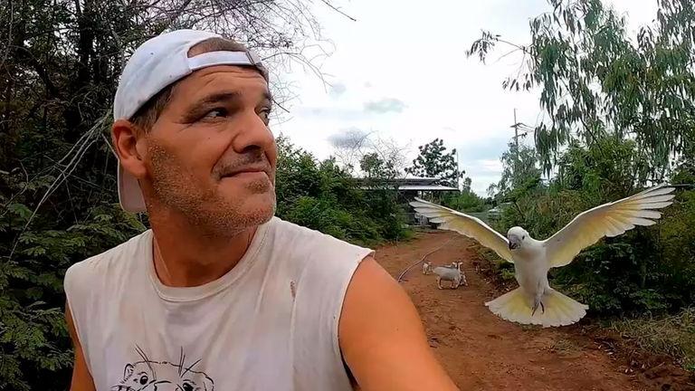 Frank Cuesta en su santuario