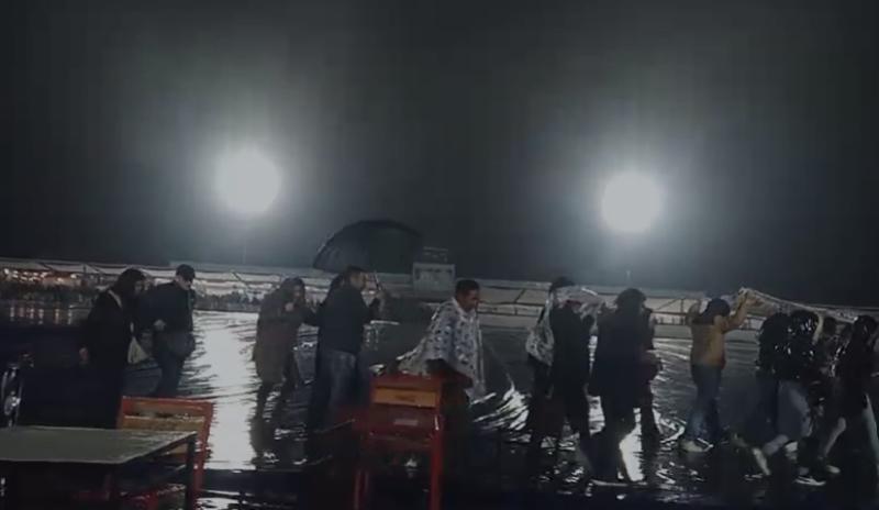 Captura RRSS - Lluvias en medio de las fondas en Valparaíso