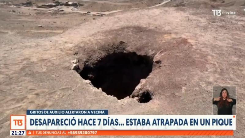 Mujer fue encontrada en pique minero - T13