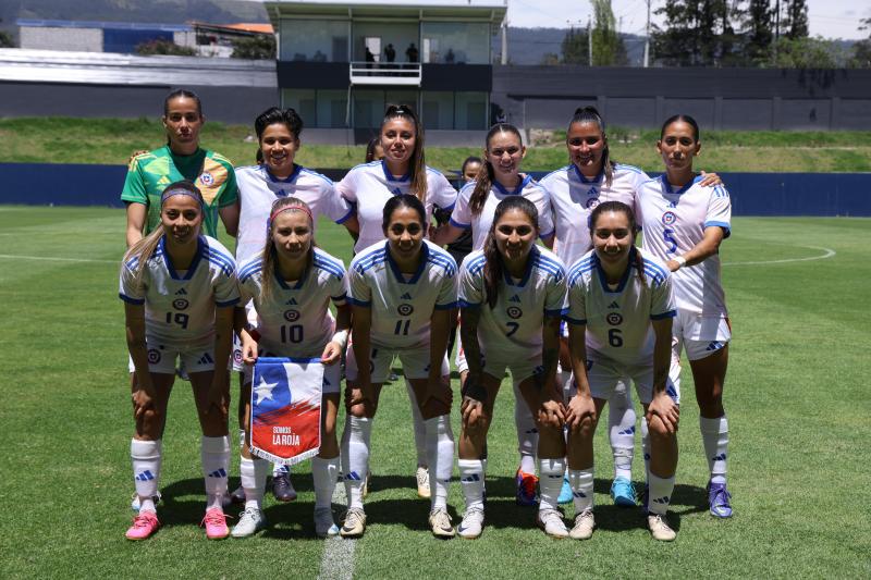 La Roja Femenina empató con Ecuador - Créditos: FFCH
