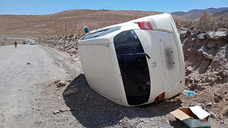 Gentileza - Doble accidente en Tarapacá: alcalde de Colchane entre los heridos