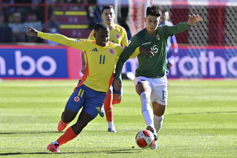 Bolivia derrotó a Colombia en las Eliminatorias Sudamericanas - Créditos: AFP