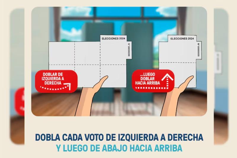 Servel - Cómo doblar el voto