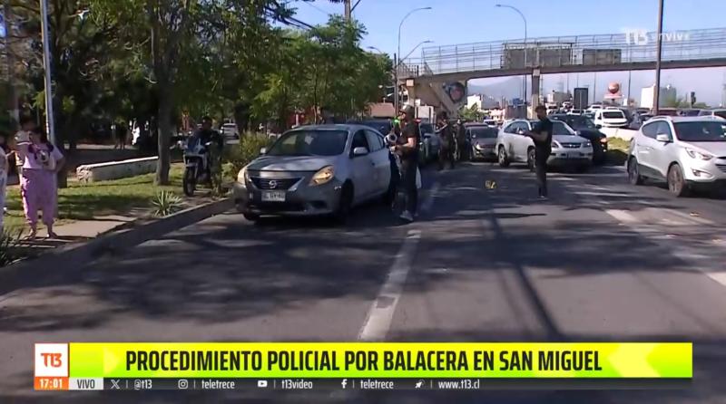 T13 - Balacera en Pedro Aguirre Cerda