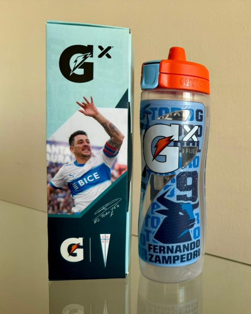 La edición especial que Gatorade dedicará a Fernando Zampedri.