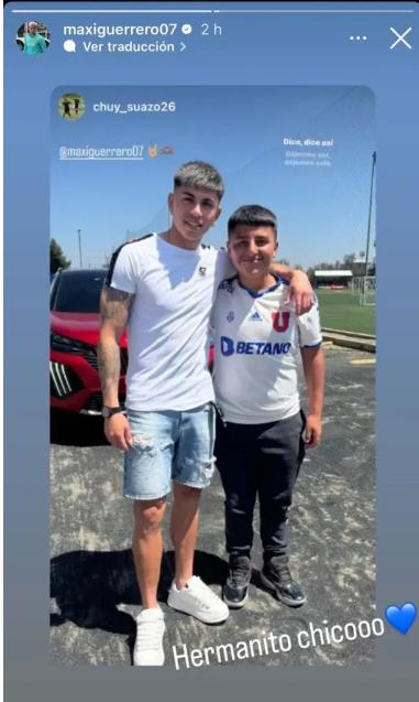 'Chuy' Suazo posó con Maximiliano Guerrero - Créditos: Redes Sociales