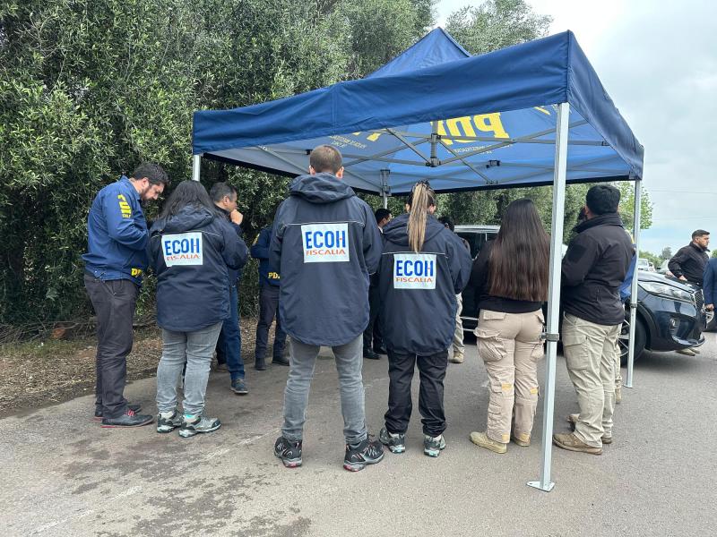 ECOH y BH investigan crimen en Colina