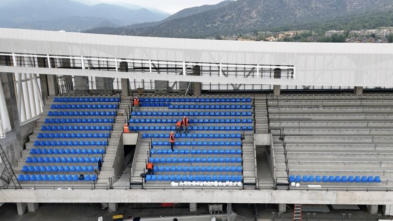 Las primeras butacas de San Carlos de Apoquindo. Crédito: Cruzados.
