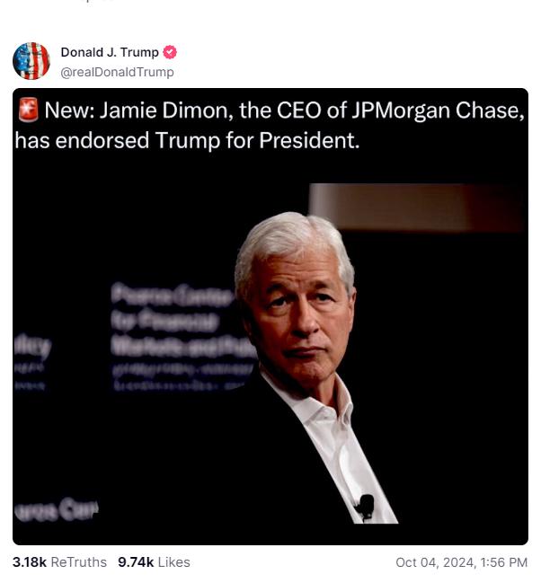 Captura - Donald Trump Truth Social