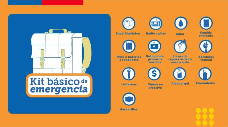 Ten siempre a mano tu Kit de emergencia - X @Senapred
