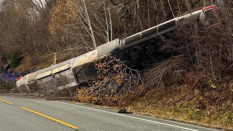 Redes sociales - Tren se descarriló en el norte de Noruega