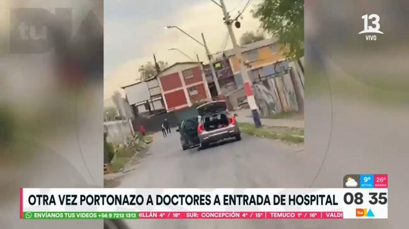 Canal 13 - Paro en Hospital El Pino por asaltos a personal médico