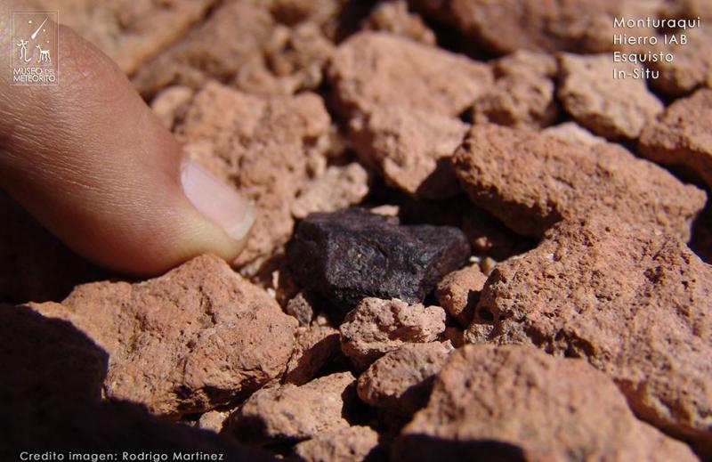 Uno de los meteoritos en suelo chileno - Museo del meteorito