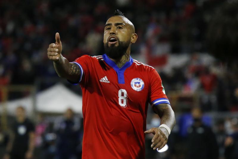 Arturo Vidal en la Selección Chilena - Créditos: Photosport