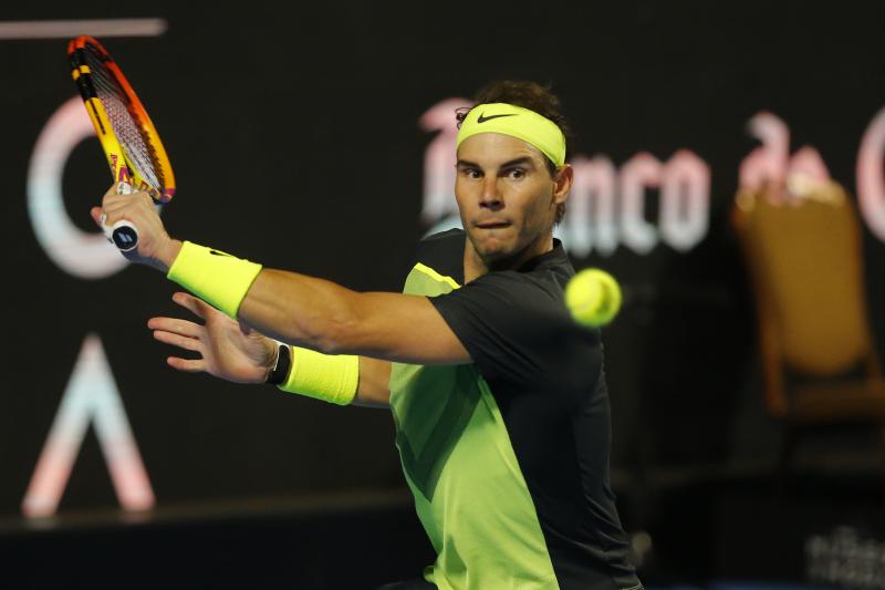 Rafael Nadal en Chile. Crédito: Photosport.
