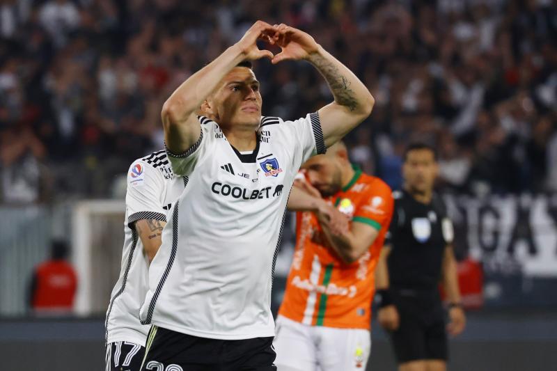 Lucas Cepeda en Colo Colo. Crédito: Photosport.