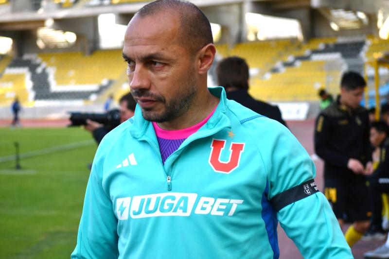 Marcelo Díaz en Universidad de Chile. Crédito: Photosport.