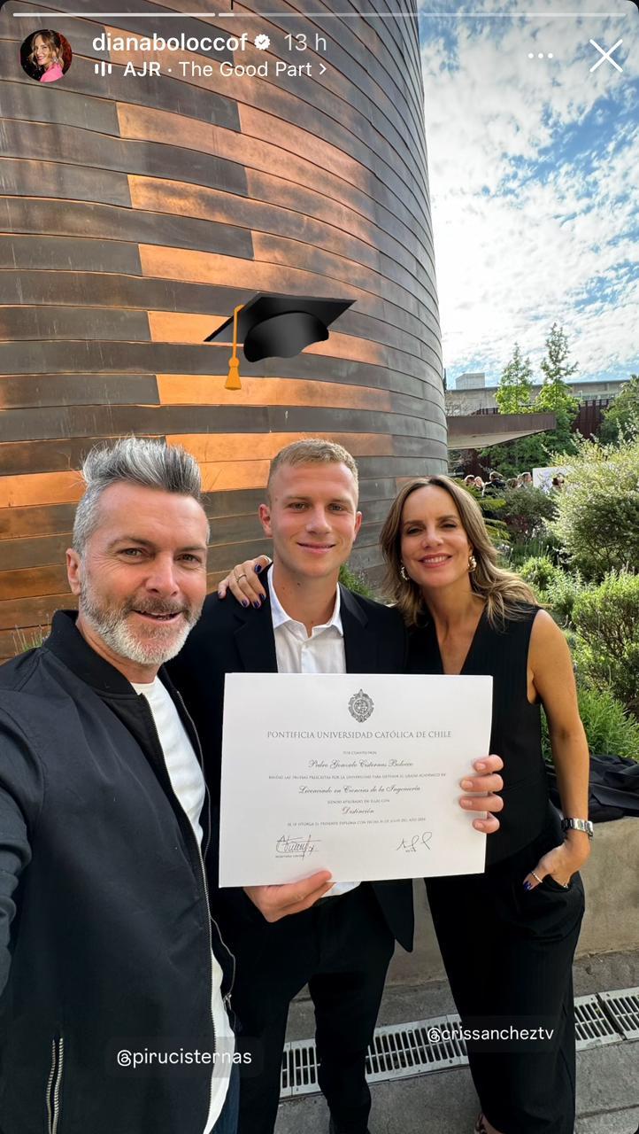 Instagram - Cristián Sánchez, Pedro Cisternas y Diana Bolocco