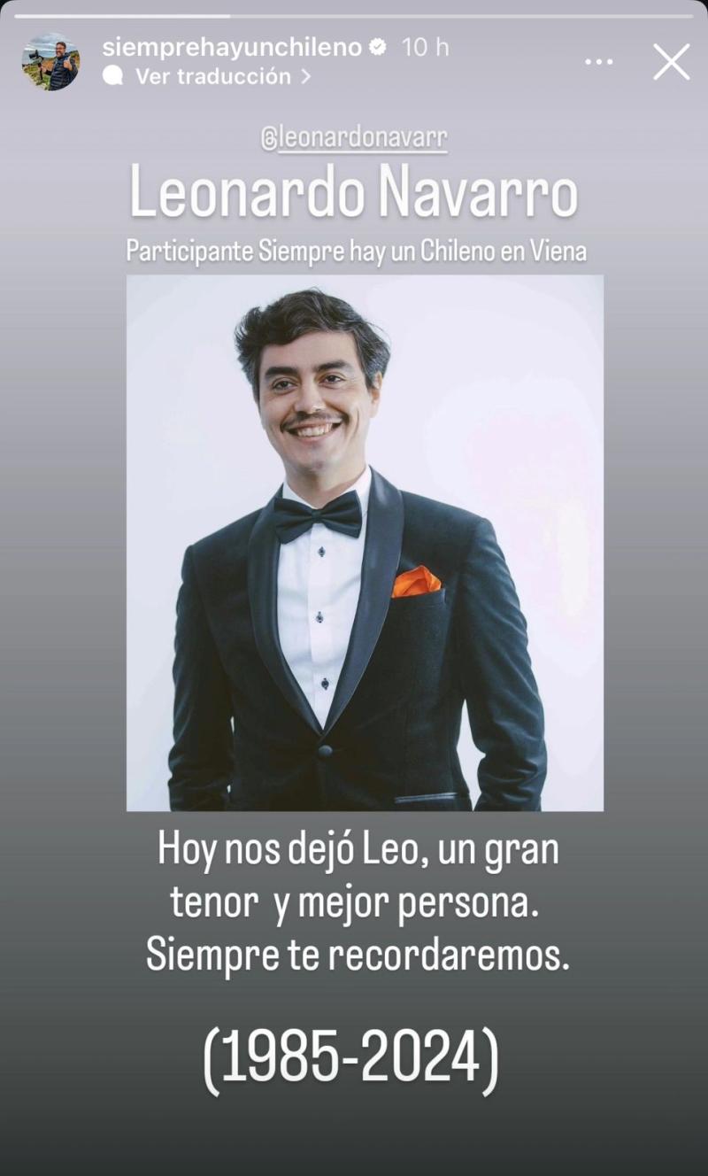 Instagram (Siempre hay un chileno) - Chileno Leonardo Navarro