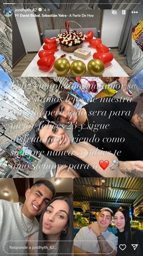 La celebración de Jordhy Thompson y Camila Sepúlveda - Crédito: Instagram