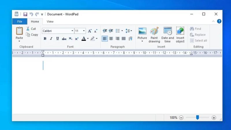 WordPad en Windows 10