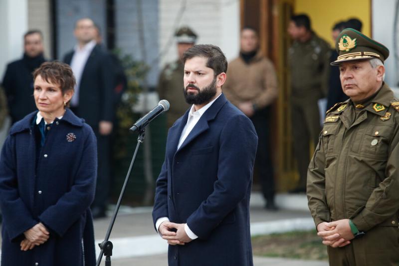 Agencia Uno - Ministro Tohá y Presidente Boric