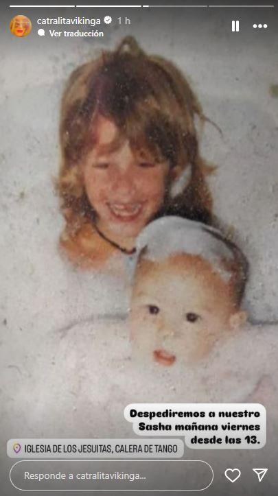 Instagram - Catalina Pulido comparte inéditas imágenes con su fallecido hijo Sasha