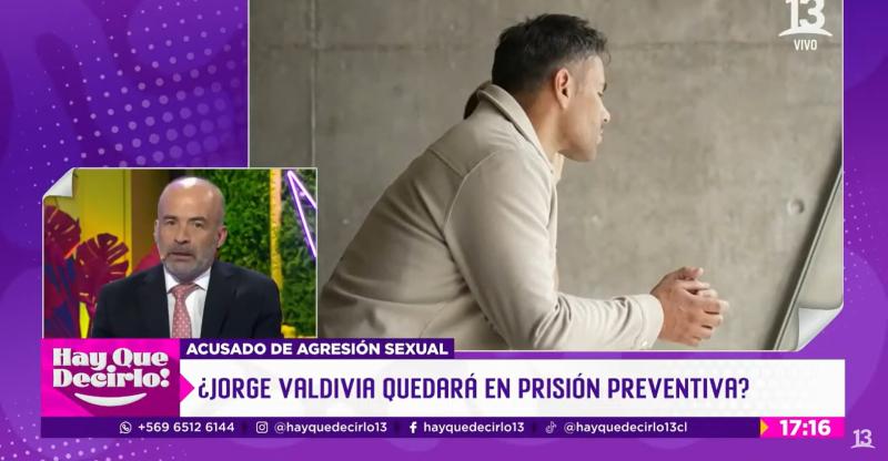 Canal 13 - Claudio Valdivia en formalización de su hermano Jorge Valdivia