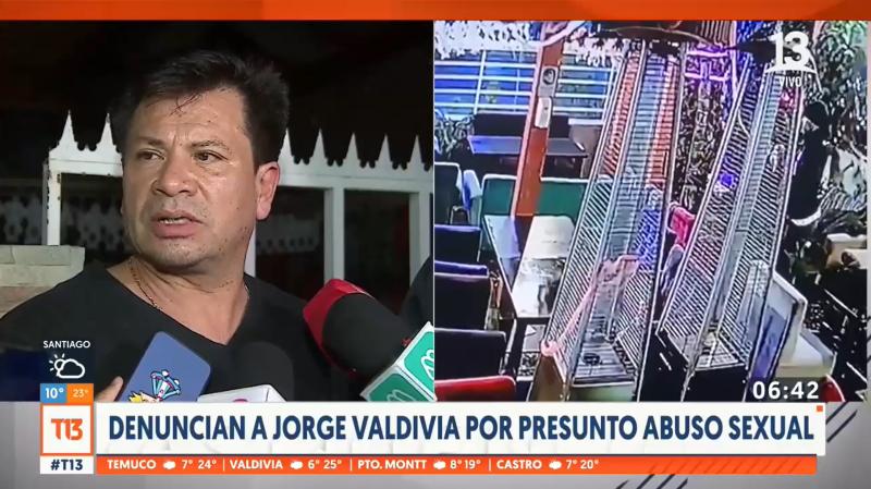 T13 - Damián Bravo, dueño de restaurante peruano donde fue Jorge Valdivia