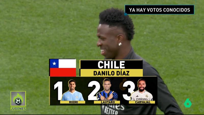 Danilo Díaz no votó por Vini