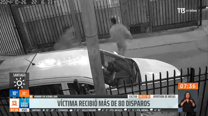 T13 - Hombre recibió más de 80 disparos