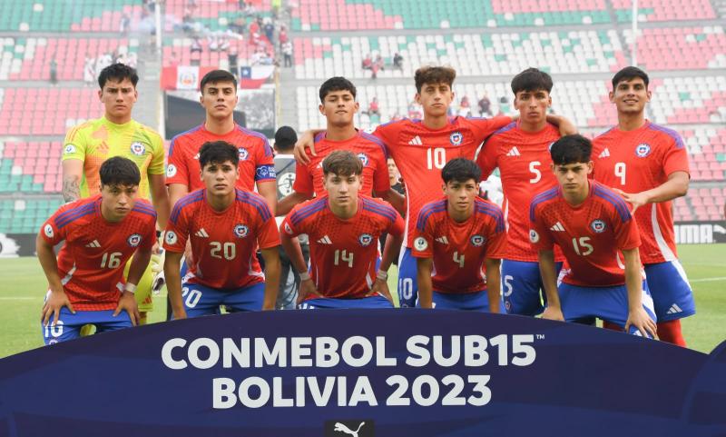 La Roja Sub 15 se instaló invicta en semifinales del Sudamericano - Créditos: Comunicaciones FFCh