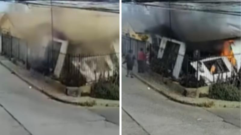 Cámaras captan impactante explosión de gas - T13