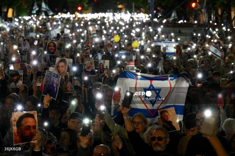 Conmemoración de las víctimas del ataque de Hamás del 7 de octubre - AFP