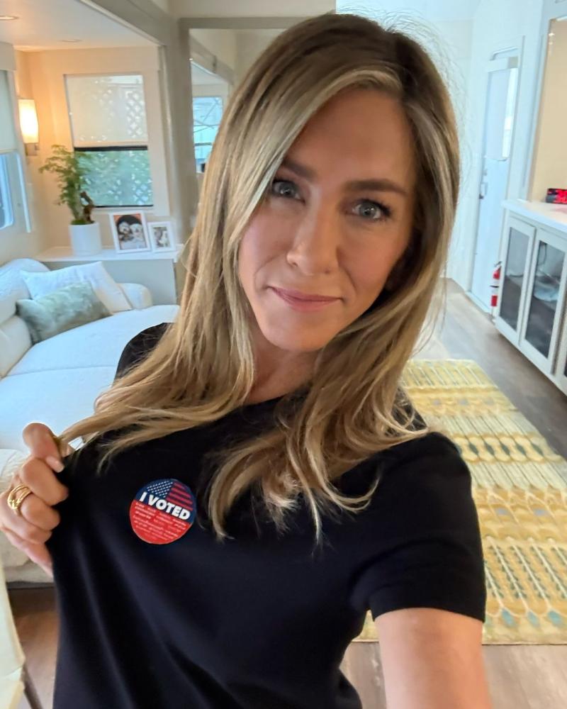 Jennifer Aniston apoya a Kamala Harris y llama a votar - Instagram/@jenniferaniston