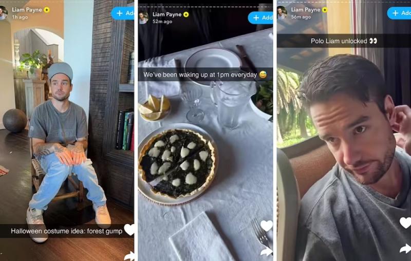 Snapchat - Liam Payne en el hotel, horas antes de su muerte