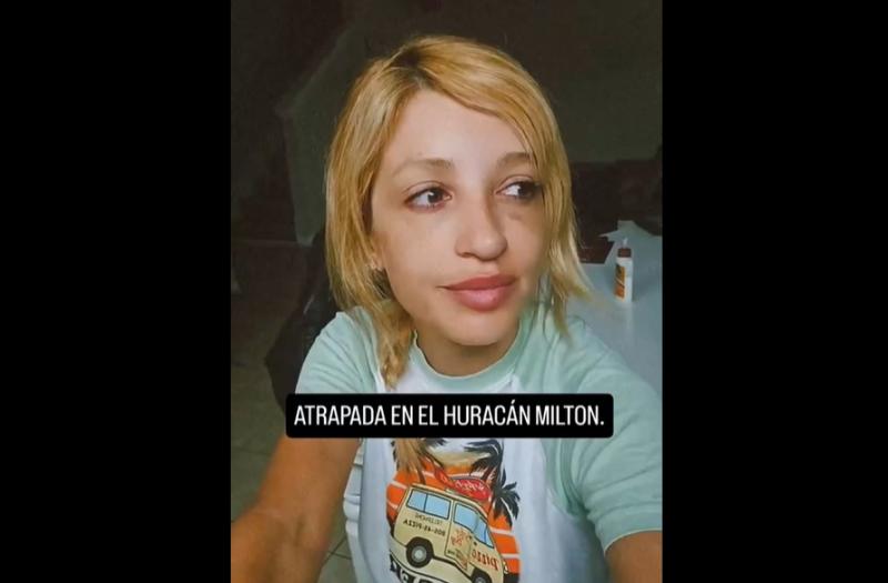 "Ya me lo he llorado todo": Lorena Miki está atrapada en EEUU por culpa del Huracán Miltón
