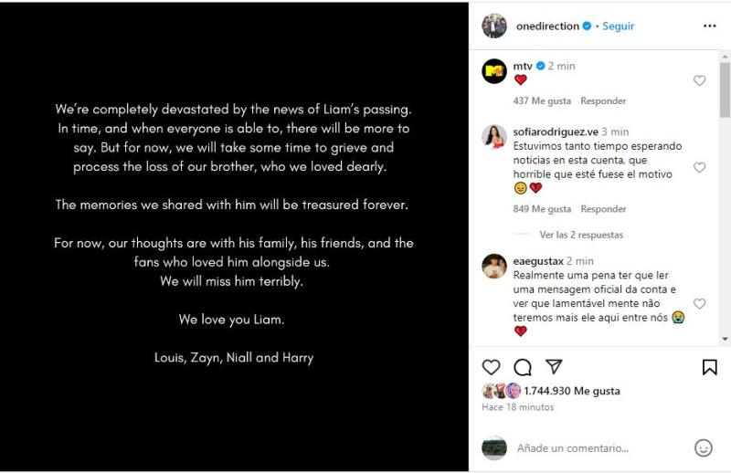 Instagram One Direction