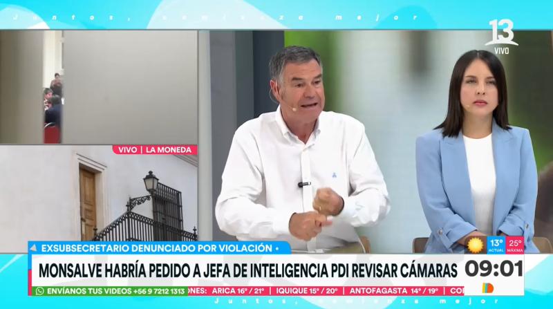 Canal 13 - José Luis Repenning corrige a Manuel José Ossandón en Tu Día