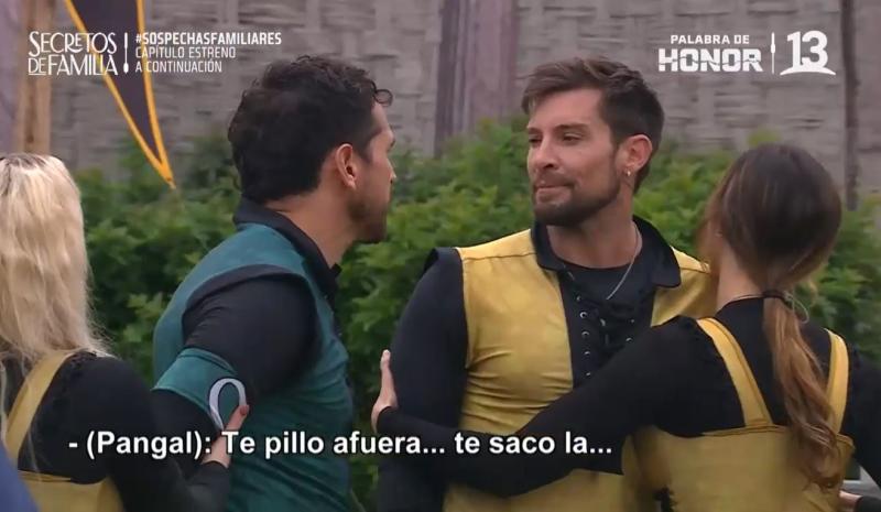 Captura Canal 13 - Pangal se pelea con Luis