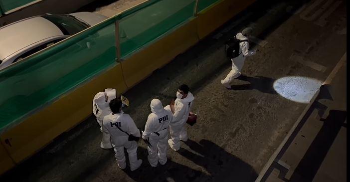 Registros post encerrona a PDI en La Cisterna