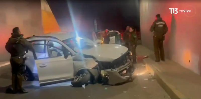 Le faltaba una pierna: líder de una banda detenido tras persecución en Renca embragaba con su muleta