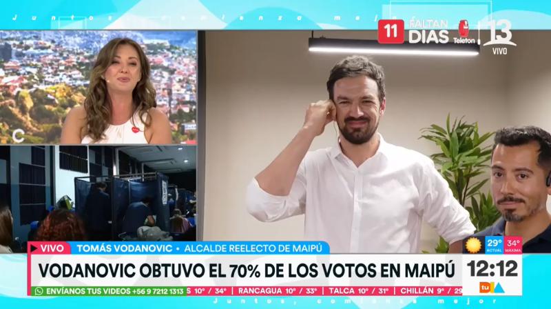 Canal 13 - Tomás Vodanovic en Tu Día